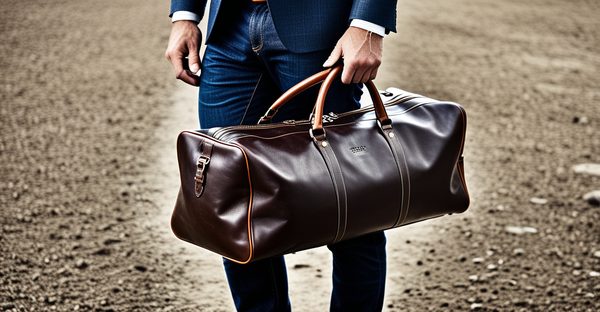 Le sac de voyage en cuir pour homme : élégance et praticité